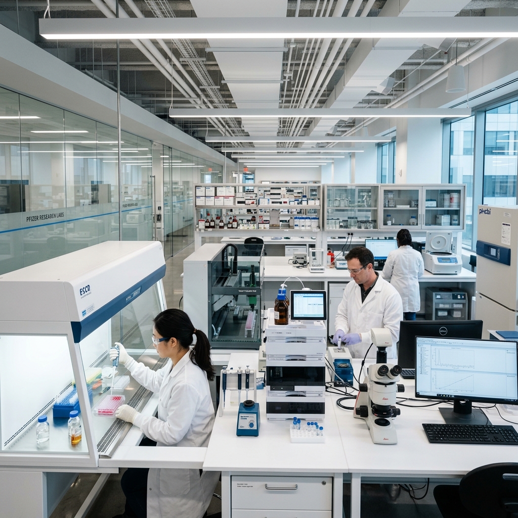 Pharmaceutical laboratory at Pexah Life Sciences